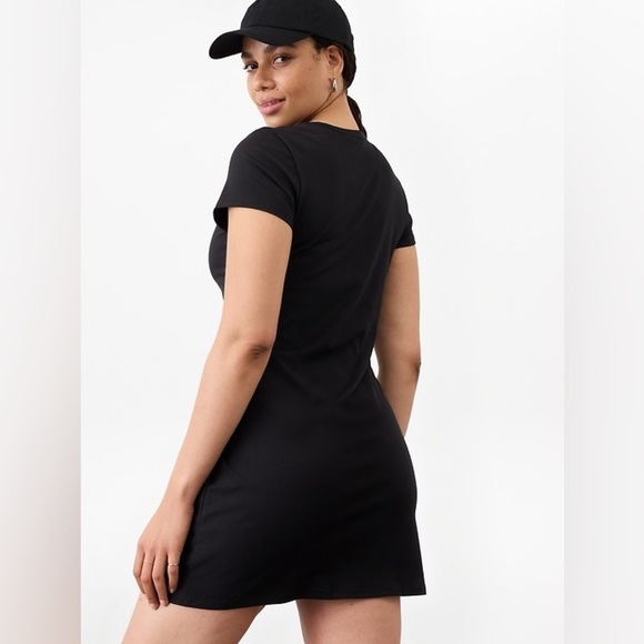 Athleta Black Mini Dress - Picture 3 of 5